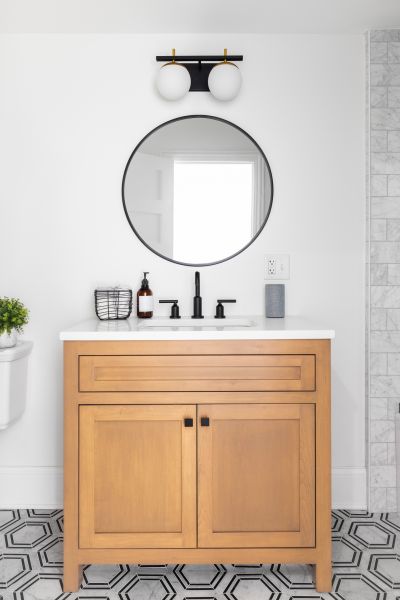 Custom Vanity Installation in Kyle